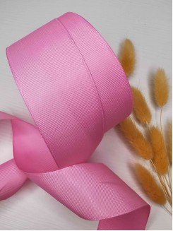 Лента репсовая 4см. (розовый 255)